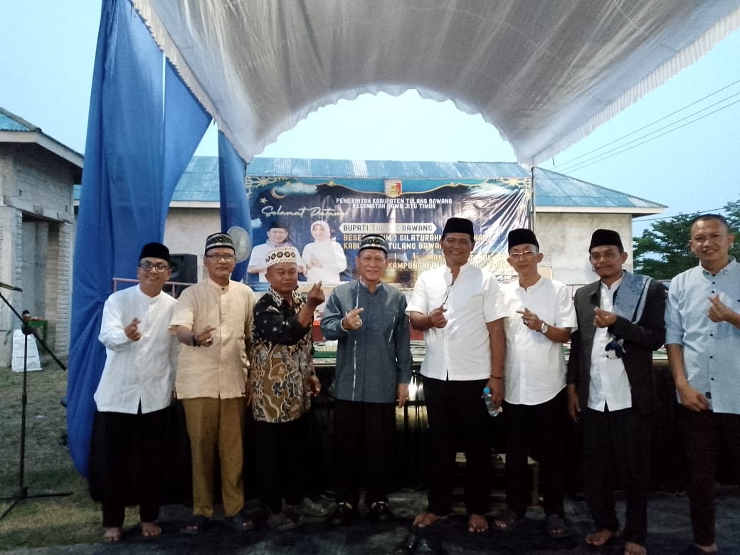 PC LDII Rawajitu Timur Hadiri Safari Ramadan Bupati Tulang Bawang di Kampung Bumi Depasena Sejahtera