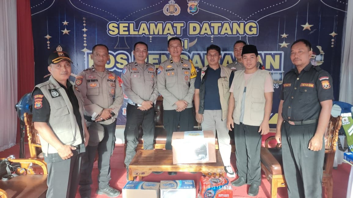 DPD LDII Tulang Bawang Berikan Bingkisan untuk Posko Pengamanan Mudik Lebaran 2026